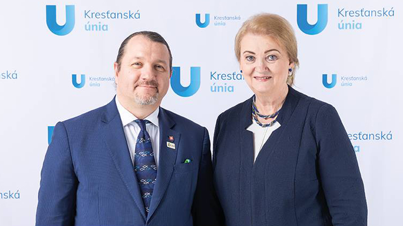 Záborská a Škripek povedú kandidátku Kresťanskej únie